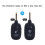 Trasmettitore e ricevitore wireless a 4 canali stereo 4