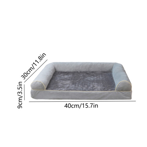Dog Bed Large Orthopedic Memory Foam with Removable 2