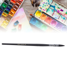 Nylon Wool Watercolor Brush Round 3# Handcrafted Black for Painting & Writing