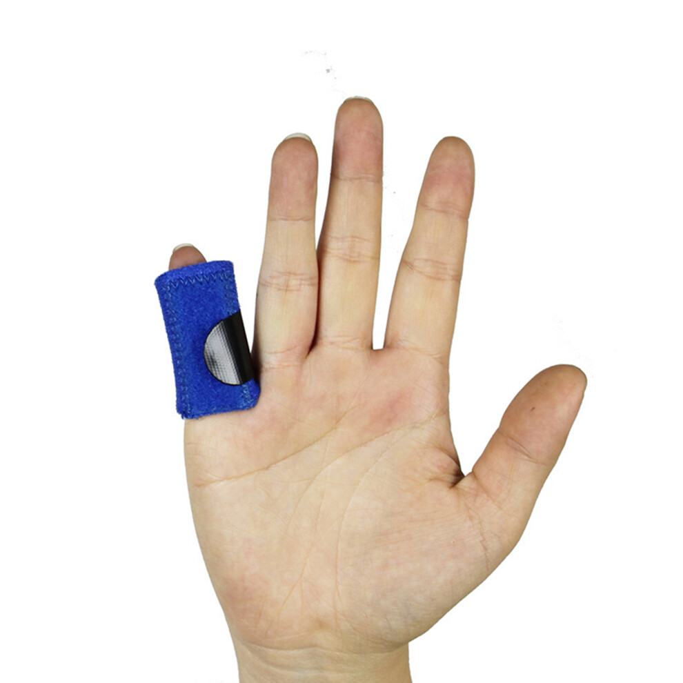 Reach-Tools (Bright Blue, Large Size) Arthritis Finger Splints For Pain Relief - 3 Sizes