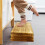 Ξύλινο σκαμπό κρεβατιού 25x18x7cm εσωτερικού και εξωτερικού χώρου για τουαλέτα 5