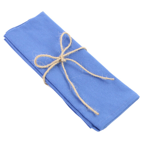 Boho Cotton Napkins Rustic Solid Color 4-Pack 1