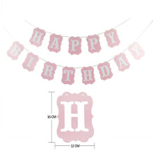 Pink Cow Baby Banner Ballons, Wiederverwendbares buntes Kuh-Partyliteil