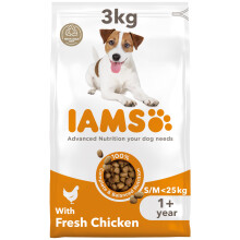 IAMS Adult Small Medium Dry Dog Food Chicken 3kg