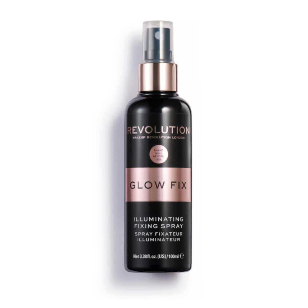 Revolution Beauty London Light Makeup Revolution Glow Fix, Illuminating Fixing Spray For Longer Lasting Makeup, 100Ml