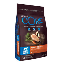 Wellness CORE Original 10 kg, Chicken – Dry Dog Food for Large Breeds, Grain-Free, Natural, Hypoallergenic, Protein-Rich, High Meat Content