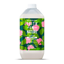 FAITH IN NATURE Naturlig Balsam - Vegansk & Cruelty Free, Inga SLS eller Parabener - 169 fl oz Refill Pack, Vild Ros