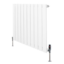 Flachheizkörper & Ventile – 600mm x 700mm – Weiß