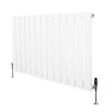 Radiador Columna Simple Blanco 600x910mm 826W Kit y Válvulas