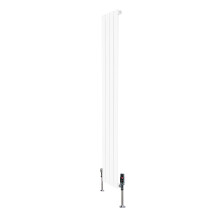Flachheizkörper & Ventile – 1600mm x 280mm – Weiß