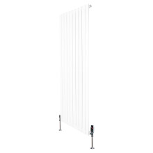 Radiador Columna Simple Blanco 1600x700mm 1568W Kit y Válvulas