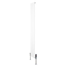 Flachheizkörper & Ventile – 1800mm x 280mm – Weiß