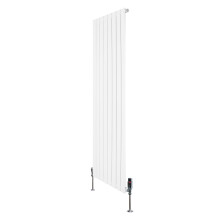 Radiador Columna Simple Blanco 1600x560mm 1229W Kit y Válvulas