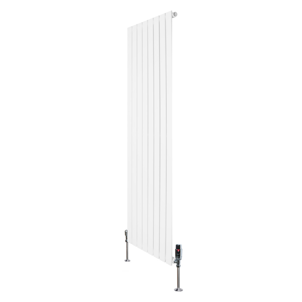 Monstershop Unisex White Flat Single Column Radiator & Valves - 1600Mm X 560Mm - Image 4