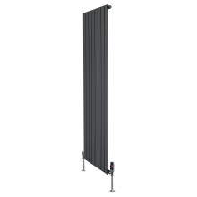 Flachheizkörper & Ventile – 1800mm x 560mm – Anthrazitgrau