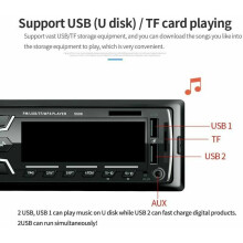 Revolutionaire slimme autoradio, Bluetooth-verbinding voor naadloos handsfree bellen, snellaad-USB-poort van 2,1 A, compatibel met 12V DC,