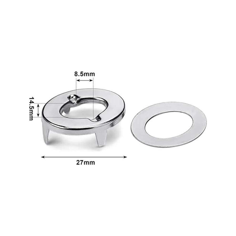 120 Sets Canvas Twist Lock Fasteners, Turn Button Fasteners, Eyelet And Stud For Canvas Marine Fastener Turn Buttons 6032536091492
