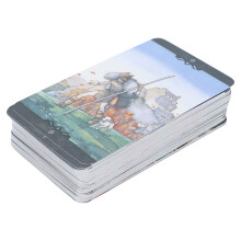 Paper Tarot Divination Cards Stress Relief Playing Cards 10.3x6cm