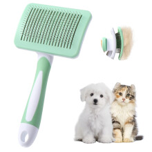 Vinabo Pet Brush - Self-Cleaning Slicker Brush, Removes Undercoat