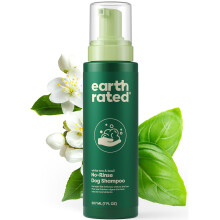 Earth Rated No-Rinse Dog & Puppy Shampoo, Convenient Waterless Dog Shampoo for Cleaning, Conditioning & Detangling, for All Coat Types, Refreshing Wh