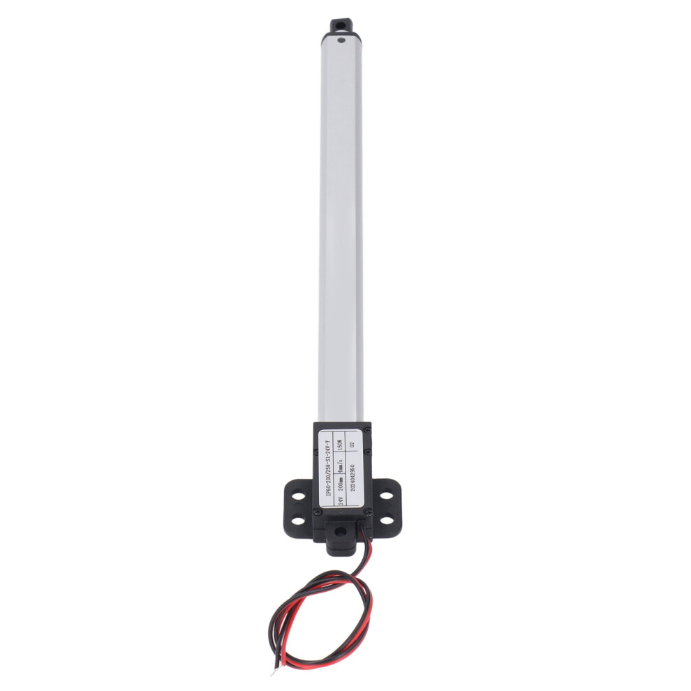 Precision Linear Actuator 200Mm Stroke 150N 3W Ipx4 Aluminum Abs Plastic 24V 9381390930421