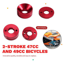 42mm Air Filter Stack Choke Kit Replacement for 2 Stroke 47cc 49cc 40-5 Pocket Bike Kids ATV Blad Powered Scooter