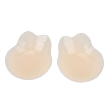 2 Pairs Silicone Nipple Pasties, Waterproof Reusable, Cat Ear Design