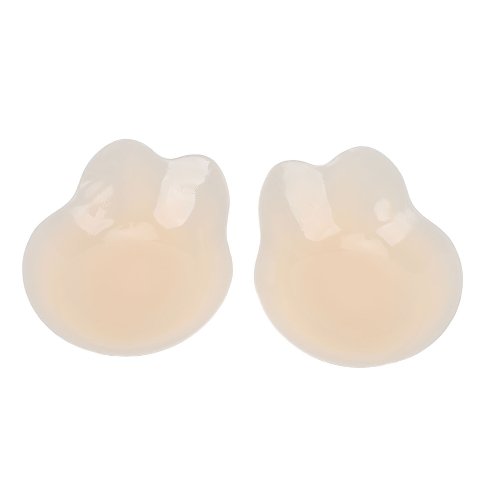 2 Pairs Silicone Nipple Pasties, Waterproof, Washable, Cat Ear Design