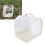 Portable Transparent PVC Mesh Cage, 600D Polyester, Beige 1