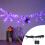 Światło Halloween Spider Web Purple 20LED 5.9FT 8 trybów 5