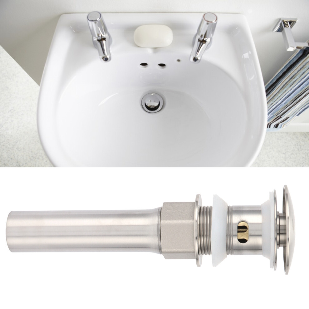 Kitchen Sink Drain With Overflow Stainless Steel Stopper Filter For Home 3651390931749