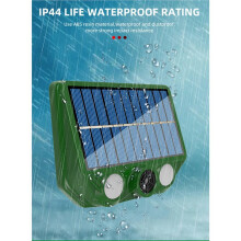 2X Solar Powered Ultrasonic Animal Repellent 500mAh Animal Deterrent Repellent USB Charging