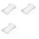 Plastic Packing Fasten String Cable Cord Loop Tie 18cm 3000pcs Transparent Color 1