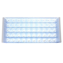 8X Plastic Test Tube Stand Bracket Rack for 12-13MM Test Tubes 50 Hole Positions
