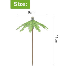 500Pcs Umbrellas for Drinks, Coconut Tree Umbrella Toothpicks, Tropical Umbrella Decorations for Cupcake