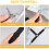 12X Grip Nonslip Bed Sheet Strap,Adjustable Elastic Fasteners with Iron Clips,Bedsheet Holder for Fitted Sheets 10