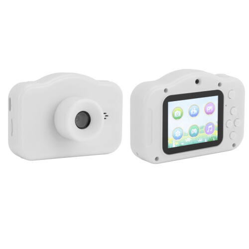 Kids Camera 40MP 1080P 2.0" Screen 8X Zoom White