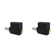2X for FLSUN SR Hotend Kit 0.4mm Brass Nozzle Heatbreak Heat Block 3D Printer Accessories