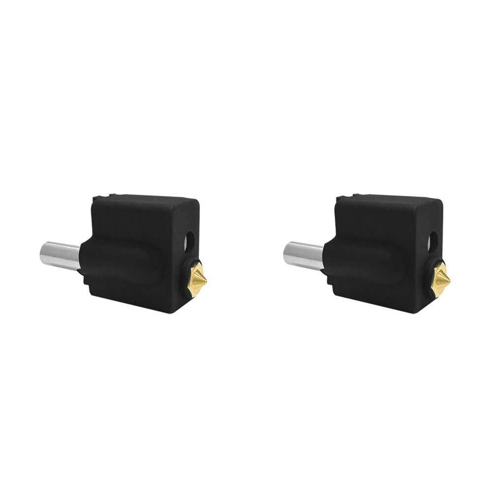 2X For Flsun Sr Hotend Kit 0.4Mm Brass Nozzle Heatbreak Heat Block 3D Printer Accessories 4712181017055