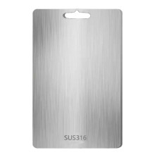 316 Stainless Steel Kitchen Cutting Board Mildew Household Kitchen Kneading Panel Low Noise Cutting Board 39x28cm