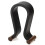 2X U Shape Leather Headphone Holder Tabletop Support Headset Display Stand for PC Gaming Earbuds Shelf Hanger,Black 3