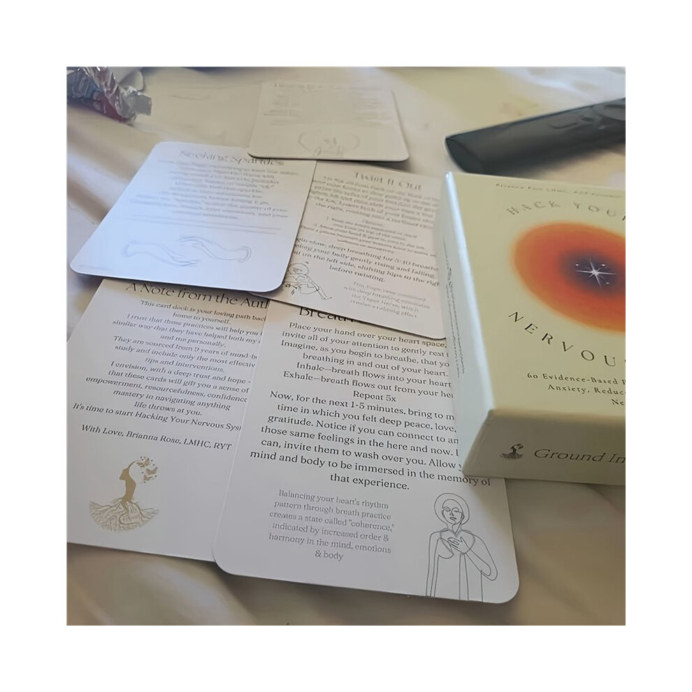 3X Unlock Your Nervous System Deck, Body Therapy, Vagus Nerve Exercise Cards, Multiple Vagus Nerve Theories, Art Cards