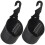 Black Car Cup Holder with Hanging Hook Plastic 2 pcs 3
