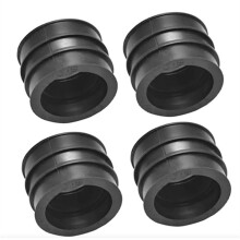 4pcs Carburetor Interface Adapter Intake Manifold for 600R Ninja600 ZX600 GPX600R GPZ600R ZX500 GPX500R