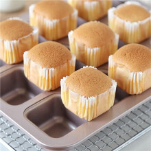 200Pcs Square Cupcake Liners, Non Stick Heat Resistant Paper Baking Cups for Desserts, Oilproof Oven Safe