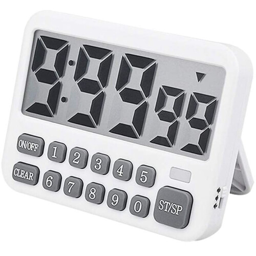 5X Digital Kitchen Timer, Large Display Cooking Timer Cycle Count /Down Timer with Digits Directly Input, Loud Alarm 2