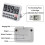 5X Digital Kitchen Timer, Large Display Cooking Timer Cycle Count /Down Timer with Digits Directly Input, Loud Alarm 7