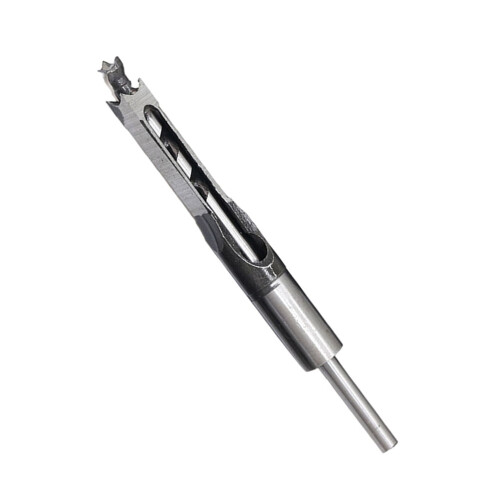 10mm Square Hole Self Centering Hinge Drill Bit Hole Puncher Wood working Tool (Silver) 1