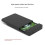 Caixa de Disco RíGido MóVel USB3.0 SATA2.5 Polegadas Fita para Notebook Disco RíGido Externo Externo para Windows/Mas Os/Linux Branco 7