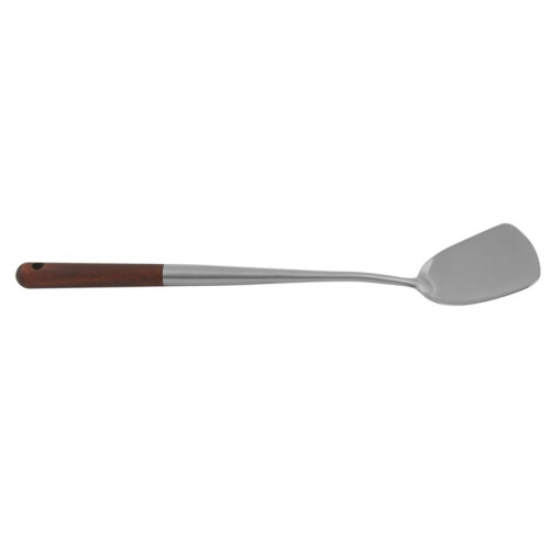 4X Espátula Wok e Conjunto de Ferramentas de Concha, Espátula de 17 Polegadas para Wok, Espátula Wok de Aço Inoxidável 2